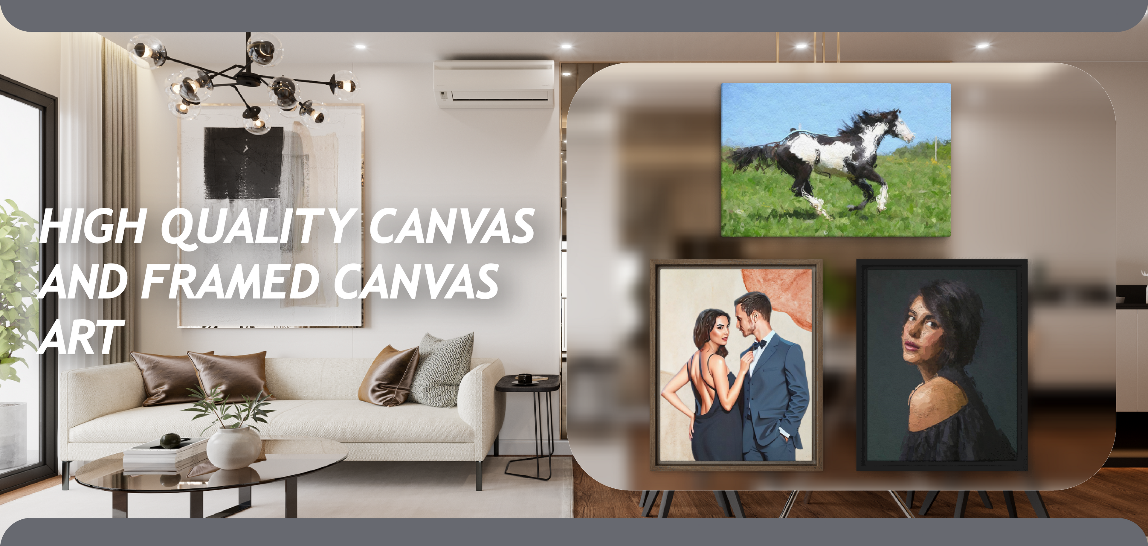 custom canvas art and paintings home decor