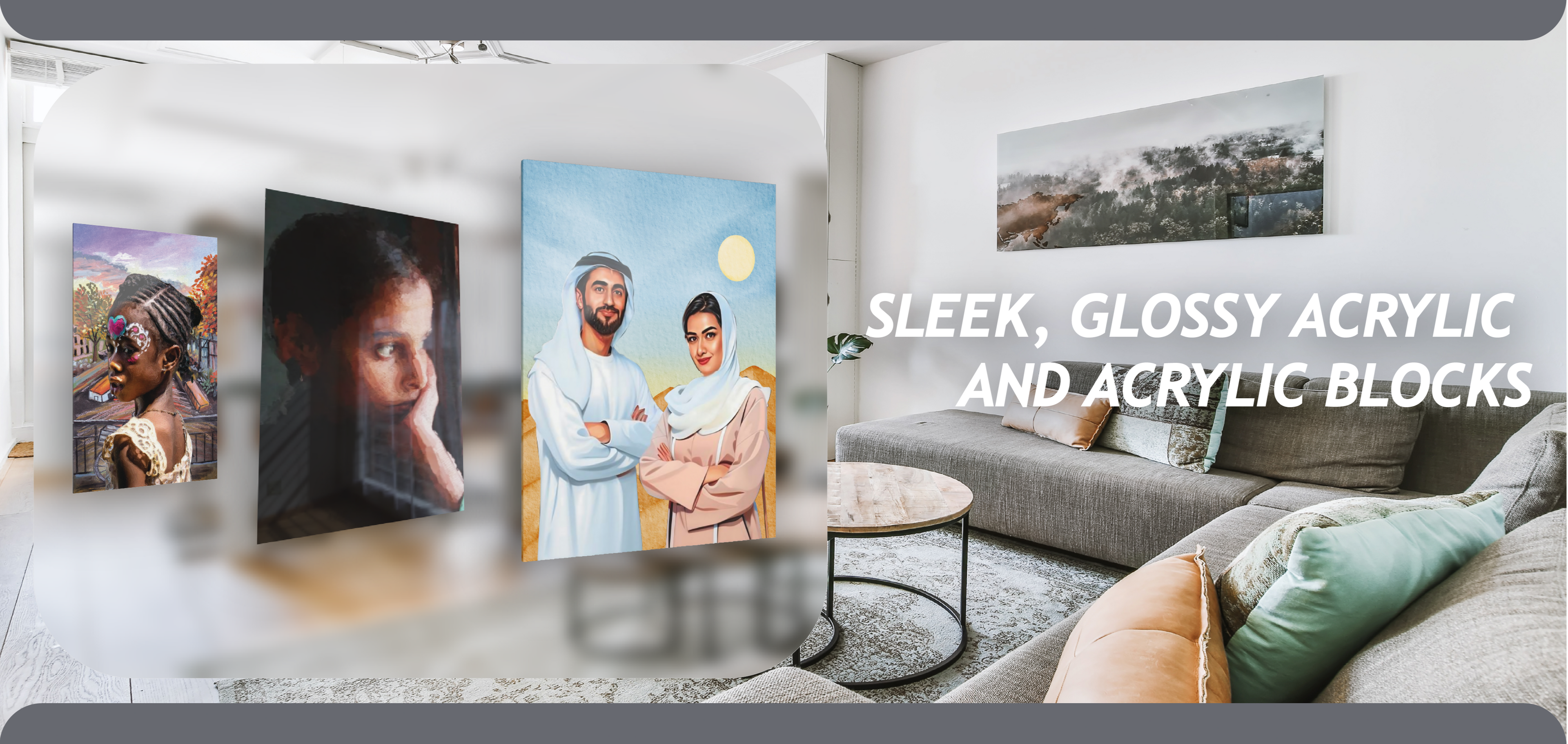 custom acrylic home decor art