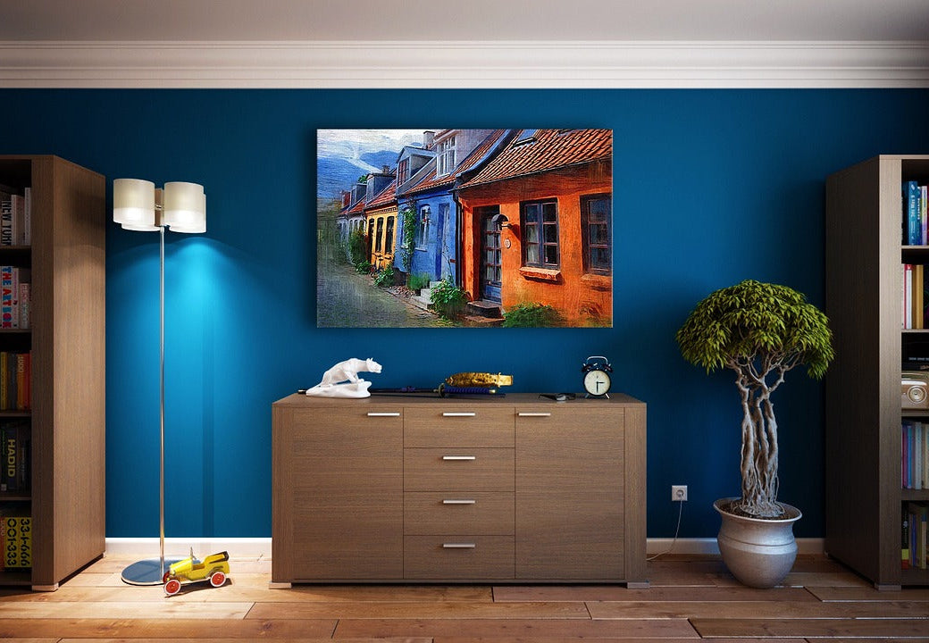 study room decor with homely accent